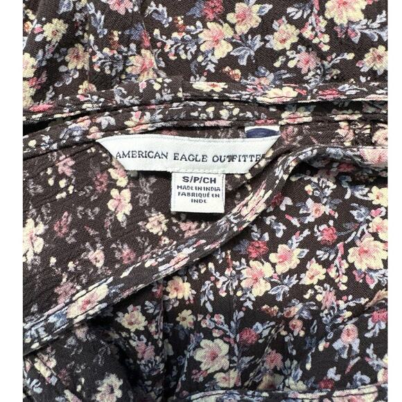 American Eagle Floral Flowy Tank Top, Size Small, EUC - Picture 6 of 6